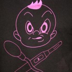 Dodgeball Black and Pink Tshirt - West Hollywood