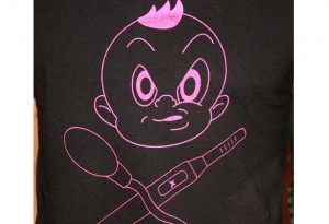 Dodgeball Black and Pink Tshirt - West Hollywood