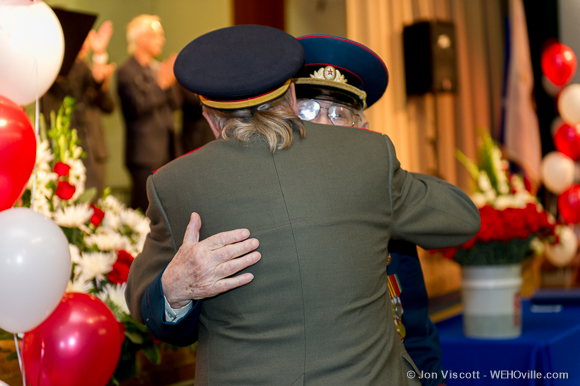 Russian-speaking veterans celebrate victory in Europe day