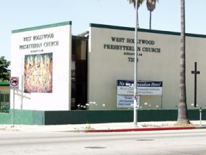 The West Hollywood United Church of Christ is celebrating its 100th anniversary. Via www.wehoucc.org.