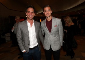 Greg Berlanti (left) and Robbie Rogers. (Photo © Getty Images)
