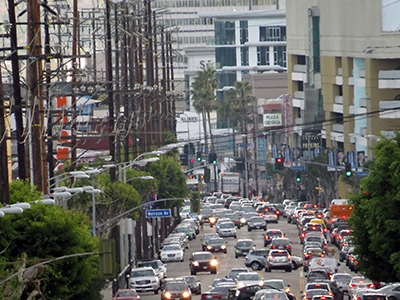 West Hollywood traffic