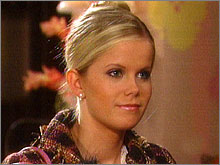 Crystal Hunt as Lizzie Spaulding on "Guiding Light"