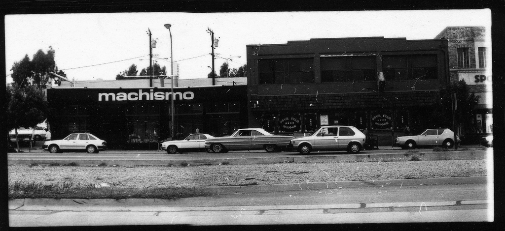 Machismo, in the 8000 block of Santa Monica Boulevard, was a chic gay boutique in 1982, with Four Star Saloon next door