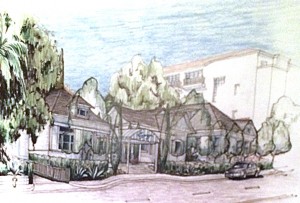 Architectural rendering of renovated San Vicente Inn