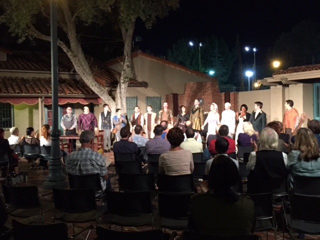"Taming of the Shrew" in West Hollywood's Plummer Park.