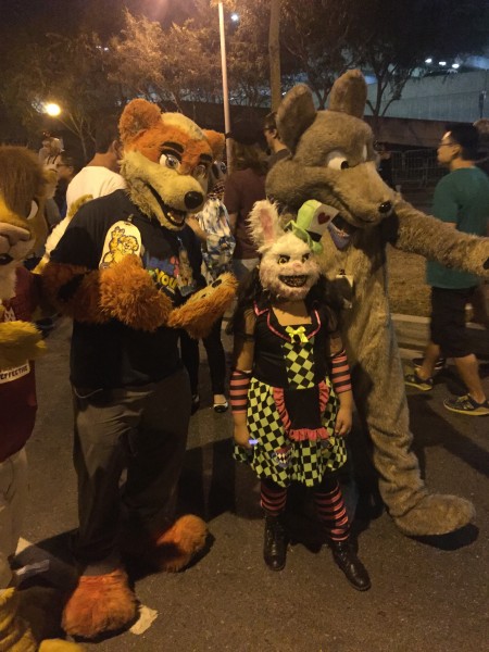 Carnaval was "bearly" getting started when this trio showed up.