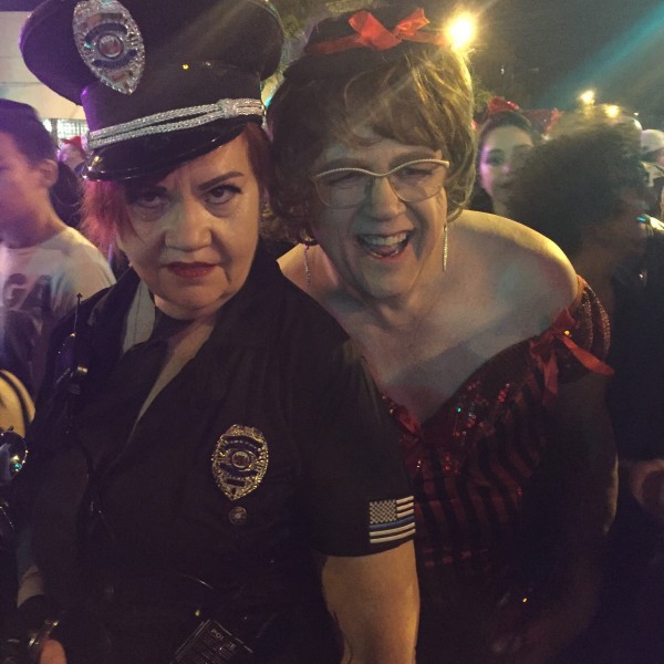 It wasn't just Sheriff's deputies patrolling Santa Monica Boulevard during Carnaval.
