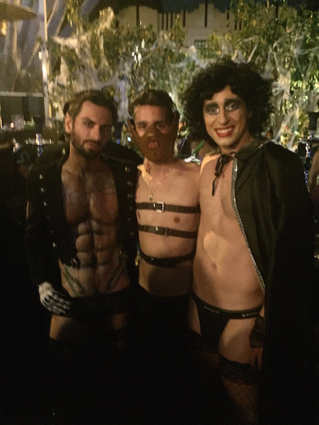 West Hollywood gay guys and their friends show they aren't oblivious to fashion -- sort of.