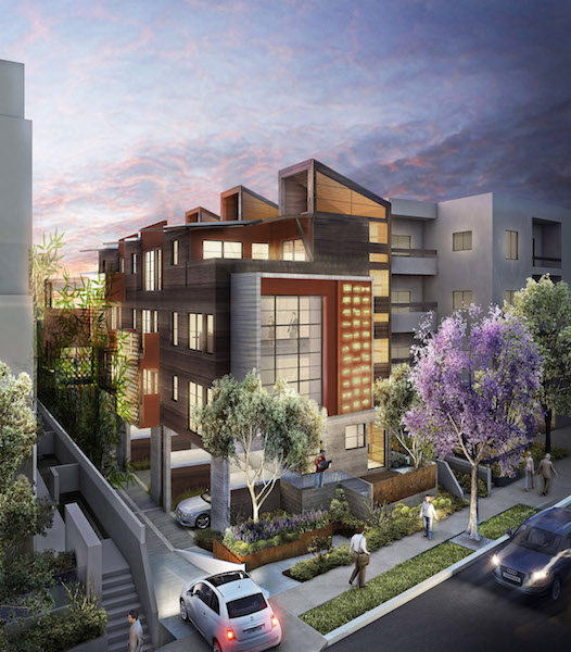 Rendering of 1035 N. Vista St. project (WorkPlays Studio Architecture)