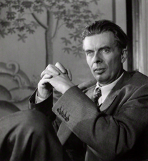 Aldous Huxley in photo from the 1950s (Photo by John Gray, courtesy of the National Portrait Gallery, London)
