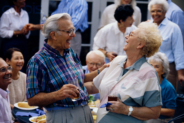 Research shows that socializing is an important factor in healthy aging.