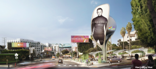 A billboard design by Zaha Hadid Project Management and JC Decaux 