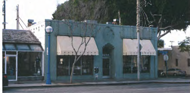 8250 Santa Monica Blvd. (formerly Eat Well) is a one-story restaurant/lounge/tavern in the 20th Century Commercial style with Spanish Colonial Revival influences built in 1926. It is one of a small number of commercial buildings from the 1920s remaining on Santa Monica Boulevard that were constructed as a direct result of the streetcar line.