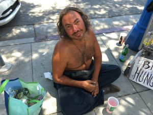 Johnny, a West Hollywood homeless man
