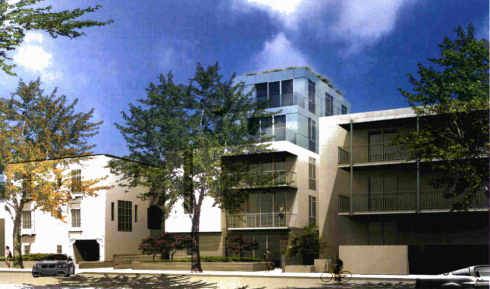 Rendering of latest design of 1216 N. Flores (Takacs Architecture)