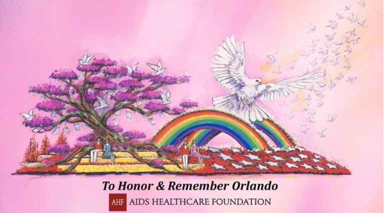 AHF Orlando Rose Parade Float