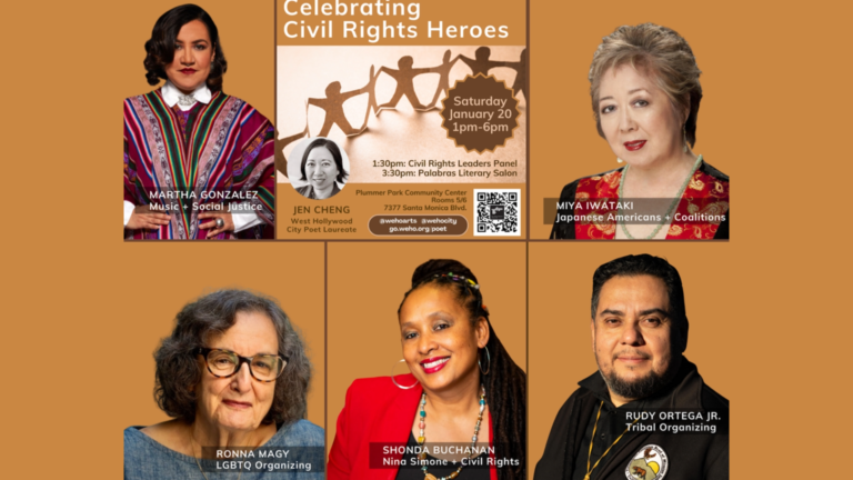 Celebrate Civil Rights Heroes with WeHo's Poet Laureate - WEHOonline.com