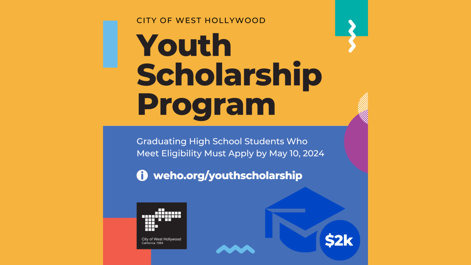 WeHo opens call for scholarship applications